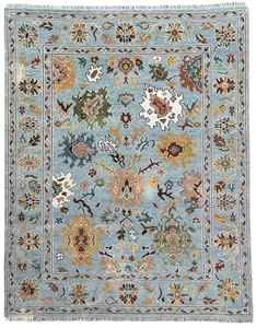 Floral Abusan tapis tufté à la main tapis en laine sculpté à la main de luxe tapis en laine tufté à la main tapis pour salon anti-dérapant - Product Image 1