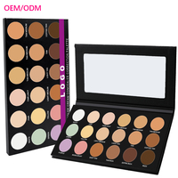OCHAIN Haute Qualité En Gros Cosmétiques Personnalisés Fond de Teint 18C Mat Crème Couverture Complète Correcteur Visage Maquillage Correcteur Palette