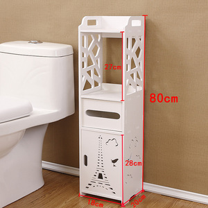Support <span class=keywords><strong>de</strong></span> papier toilette moderne à double niveau en PVC, <span class=keywords><strong>meuble</strong></span> <span class=keywords><strong>de</strong></span> <span class=keywords><strong>rangement</strong></span> sur pied, solution pratique pour petite <span class=keywords><strong>salle</strong></span> <span class=keywords><strong>de</strong></span> <span class=keywords><strong>bain</strong></span>, porte-rouleau pratique - Product Image 6