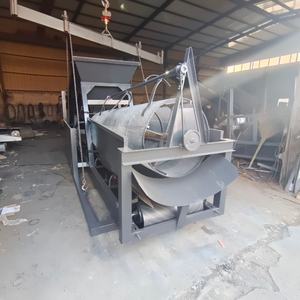 Büyük Silindirli Kum Eleği, Kum ve Çakıl Ayırıcı Mobil Tip Tamburlu Titreşimli Nehir Kumu Eleme Makinesi - Product Image 1