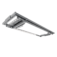 Séchoir à linge électrique intelligent rétractable et pliable en aluminium avec télécommande et commande vocale pour maison et balcon