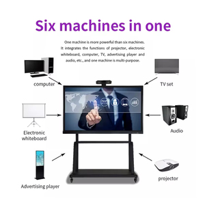 Pizarra Interactiva Inteligente de 86 Pulgadas y 4k con Soporte Móvil, <span class=keywords><strong>Android</strong></span>/Windows, para Educación en el Aula Escolar - Product Image 2