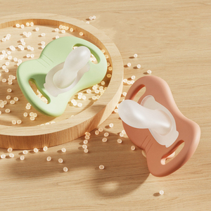 Customised Frosted Brown <strong>Pacifier</strong> Baby Baby Super Soft Breastmilk Liquid Silicone Teether <strong>Pacifier</strong> - Product Image 6