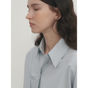 Robe chemise ample en coton longues fibres à double patte de boutonnage « Romantic Vibes » - Product Image 2