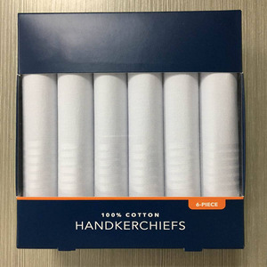 <strong>White</strong> <strong>Men's</strong> <strong>Handkerchief</strong> /hanky Cotton High Quality - Product Image 6