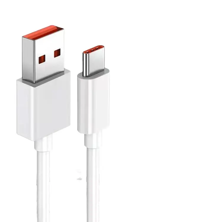 Best Selling Cable Accessories 6A Usb Type-c Cable Super Quick Charge Usb 66W Fast Charging Mobile Phone Data Cable For Huawei