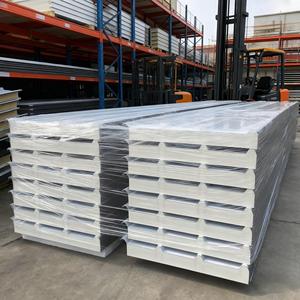 Panneaux sandwich en PU pour zones à températures extrêmes, isolation acoustique, <span class=keywords><strong>laine</strong></span> <span class=keywords><strong>de</strong></span> roche/<span class=keywords><strong>laine</strong></span> <span class=keywords><strong>de</strong></span> <span class=keywords><strong>verre</strong></span>/PIR/EPS, panneaux <span class=keywords><strong>de</strong></span> toiture - Product Image 2