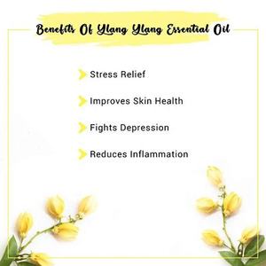 Biologische Ylang Ylang etherische olie voor lichaamsmassage, 100% natuurlijke Ylang olie voor huidverzorging, aroma, zeep en kaarsen. - Product Image 3