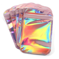 Pochettes debout personnalisées en forme de triangle PET/BOPP sachets en mylar scellables pour chewing-gum gâteaux au lait