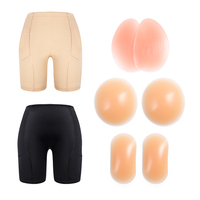 Culotte Rembourrée Durable en Silicone pour Hanches et Fessier, Effet Rehausse-Fesses, Lingerie Sculptante