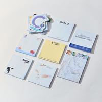 Blocs-notes autocollants personnalisés avec logo imprimé, blocs-notes personnalisés pour la promotion d'entreprise