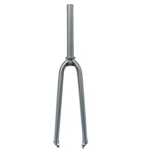 Titane fourche de vélo avec 1-1/8 <span class=keywords><strong>pouces</strong></span> tube de direction s'adapte 700C clcycross <span class=keywords><strong>cadre</strong></span> et <span class=keywords><strong>26</strong></span> <span class=keywords><strong>vtt</strong></span> <span class=keywords><strong>cadre</strong></span> - Product Image 1