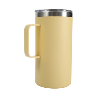 Venta al por Mayor de <span class=keywords><strong>Tazas</strong></span> de Café de Acero Inoxidable Aisladas de 12oz/16oz con Asa, Vaso Térmico de Viaje, Logotipo Personalizado, Proveedor OEM de Fábrica - Product Image 3