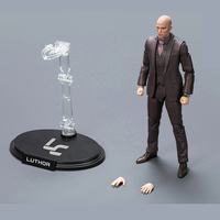 Figura de Acción de Lex Luthor de la Película Superman de DC, Escala 1/9, 19 cm/7.6 Pulgadas, Modelo Original Auténtico, Juguete Coleccionable, Regalo