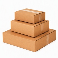 Boîte d'expédition en carton ondulé personnalisée Kraft RSC, écologique, réutilisable, emballage pour e-commerce, fournisseur d'usine, vente en gros