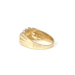 Dropshipping, bague fine en acier inoxydable plaqué or 18 carats, tendance, personnalisée, en forme de pépite, bijoux pour femmes, pour les fêtes - Product Image 4