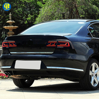YU GUANG Feu Arrière Clignotant pour Volkswagen Passat B7 Feux Arrière 2012-2016 Lumière Arrière VW Feu Arrière LED Amélioré