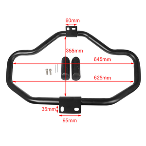Moustache Highway Engine Guard <span class=keywords><strong>Crash</strong></span> <span class=keywords><strong>Bar</strong></span> Métal Acier pour Harley <span class=keywords><strong>Sportster</strong></span> 883 1200 Iron 883 XL 09-16 Forty Eight 2010-2016 - Product Image 5