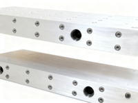 Radiateur de refroidissement en aluminium, plaque froide liquide, bloc d'eau, canal de circulation d'eau, dissipateur de chaleur