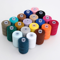 Ensemble de 20 fils à coudre de 1000 yards/bobine en polyester résistant, anti-casse, pour machine à coudre domestique, couture à la main, fournitures de bricolage