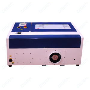 Mini 4040 Co2 Laser Cutting Engraving Machine 60W 50W for Wood MDF Stone Rubber Stamp Crystal Engraving <strong>by</strong> Ruida - Product Image 3