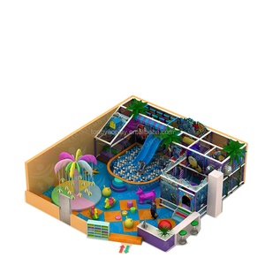 Jungle Gym Play Center Plastic <b>Slide</b> Playground Equipment Soft Play Area Kids <b>Indoor</b> Large Ball Pit - Product Image 3