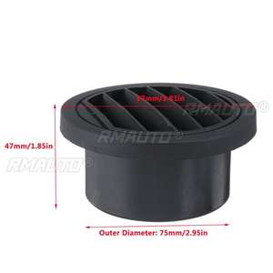 Conector de Ventilación de Aire para Calefactor de Coche de 75 mm, 2/4 Piezas, para Calefacción Diésel Webasto, Eberspaecher, Propex - Product Image 6