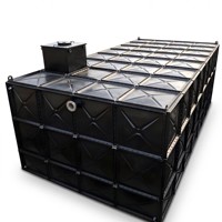 Réservoir d'eau souterrain modulaire en panneaux GRP enterré pour la récupération des eaux de pluie et l'incendie 1m³-1000m³
