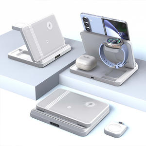 <span class=keywords><strong>Chargeur</strong></span> sans fil pliable multifonction portable 15W à charge <span class=keywords><strong>rapide</strong></span> pour <span class=keywords><strong>Samsung</strong></span>, support de charge sans fil portable 15W à charge <span class=keywords><strong>rapide</strong></span> - Product Image 1