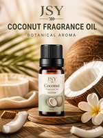 Huile parfumée à la noix de coco en marque blanche 10 ml, diffuseur d'arômes botaniques tropicaux, parfum d'intérieur, fabricant OEM ODM sur mesure, vente en gros