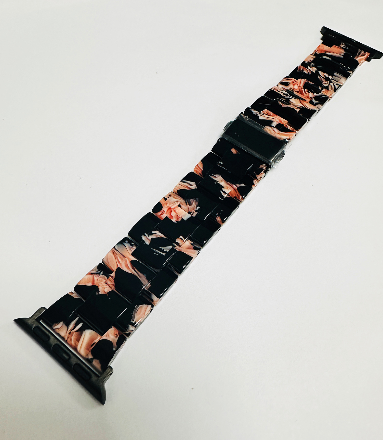 50# Fleurs rose et noires