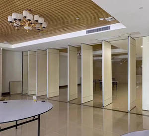 Hareketli duvarlar fabrika ziyafet ve konferans odaları için özelleştirilebilir geri çekilebilir akustik MDF kullanılabilir duvarlar - Product Image 4