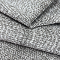 Nouveau gros tricot meubles tissu d'ameublement luxe 100% Polyester velours tissu pour canapé chaise
