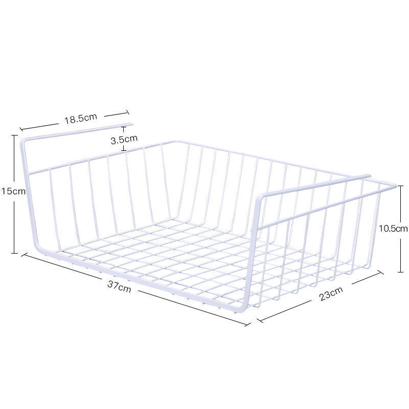 Metal hanging basket - white (no hook)