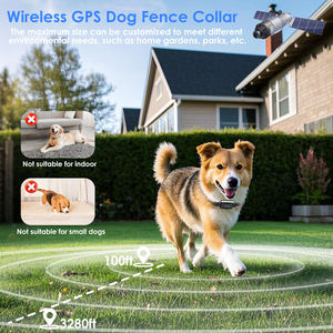 Extérieur Portable lPX6 étanche GPS sans fil chien clôture choc électrique collier d'entraînement chien confinement Svstem rayon 280 FT - Product Image 2