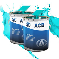 Peinture automobile de base ACB Brand 1k, couleur argent, réparation de peinture automobile, bon prix, revêtement et peinture