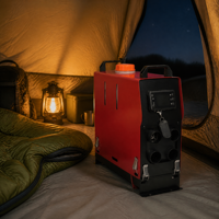 Chauffage d'air diesel portable à quatre trous en aluminium 12V 24V 5000W 8KW pour tente, bateau, bus, camion