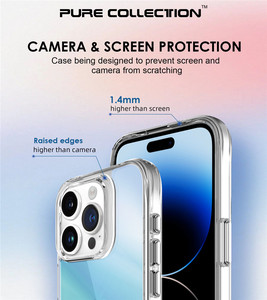 Custodia per telefono anti-caduta con colore sfumato elettroplaccato <span class=keywords><strong>arcobaleno</strong></span> per <span class=keywords><strong>iPhone</strong></span> 17 16 15 14 Pro Max, in PC TPU antiurto - Product Image 5