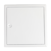 Panneaux muraux de plafond en acier modernes, carrés, étanches, pour usage hôtelier, avec système de verrouillage à came, couleur blanche, revêtement en poudre