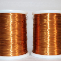 Cable Magnético IEC UL ECCA de Alta Venta, Alambre Esmaltado Aislado de Cobre Revestido de Aluminio, Núcleo Único, 0.05mm-16mm, en Bobina