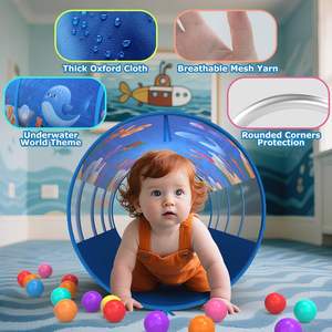 <span class=keywords><strong>Tunnel</strong></span> de jeu pliable portable, intérieur/extérieur, <span class=keywords><strong>tunnel</strong></span> de jeu pop-up <span class=keywords><strong>sous</strong></span>-<span class=keywords><strong>marin</strong></span>, <span class=keywords><strong>tunnel</strong></span> de jeu océanique pour tout-petits - Product Image 3