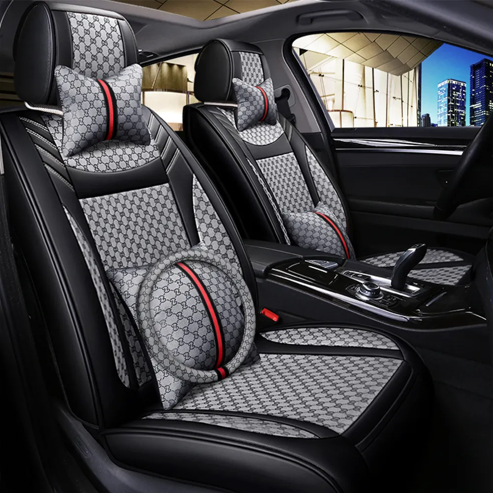 The latest luxury four-level general car seat cover car seat cover car seat cover leather