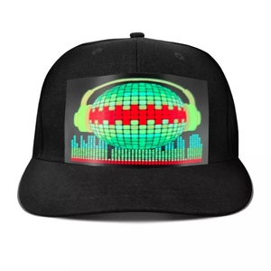Top bán Equalizer LED giáng sinh hat tùy chỉnh thiết kế <span class=keywords><strong>EL</strong></span> Light Up Luminous hat âm thanh kích hoạt nhấp nháy Đảng <span class=keywords><strong>cap</strong></span> - Product Image 5
