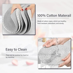 Posavasos de Bambú para Ollas y Sartenes Calientes, Resistentes al Calor, No Tóxicos, Estilo Chino Tradicional para Encimeras de Cocina - Product Image 3