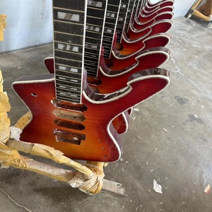 Ngọn lửa iceman cam cơ thể guitar điện Tremolo <span class=keywords><strong>Floyd</strong></span> HHH Chrome cầu Vận chuyển nhanh - Product Image 6