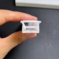 Le profil en aluminium de 20x14mm remplace le diffuseur linéaire de profil de canal de tube de couverture de néon de silicone pour la bande menée