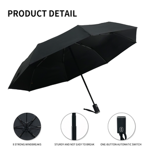 ร่มพับอัตโนมัติขนาดเล็ก พกพาสะดวก ดีไซน์โดดเด่น สำหรับกันฝน - Product Image 4