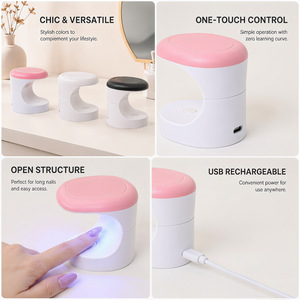 Lampe UV LED portable mini pour manucure, séchoir à ongles pour gel, idéal pour le DIY personnel - Product Image 6