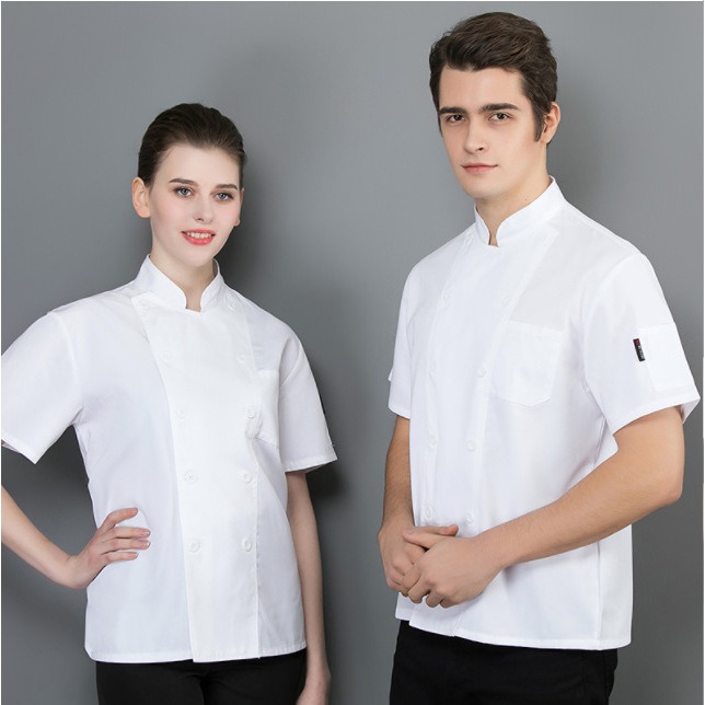 White short-sleeved shirt