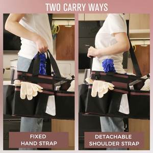 Extra-Large <b>Cleaning</b> <b>Caddy</b>, Organizer with Handles for <b>Cleaning</b> Tools & Products Storage Car Wash Tools Bag - Product Image 6